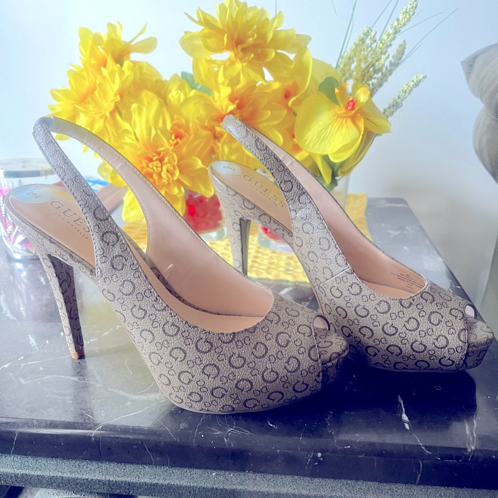 Guess slingback heels